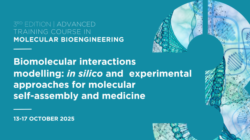 Open registrations for the “3rd Advanced Training Course in Molecular Bioengineering”